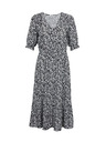Orsay Bijelo-crna ženska haljina cvjetnog uzorka ORSAY