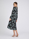 Orsay Crna ženska haljina cvjetnog uzorka ORSAY