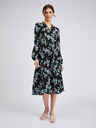 Orsay Crna ženska haljina cvjetnog uzorka ORSAY