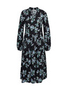 Orsay Crna ženska haljina cvjetnog uzorka ORSAY