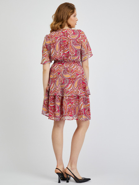 Orsay Crveno-ružičasta ženska haljina s uzorkom ORSAY