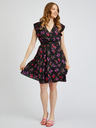 Orsay Crna ženska haljina cvjetnog uzorka ORSAY