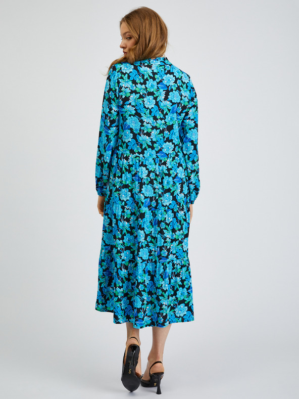 Orsay Crno-plava ženska haljina s uzorkom ORSAY