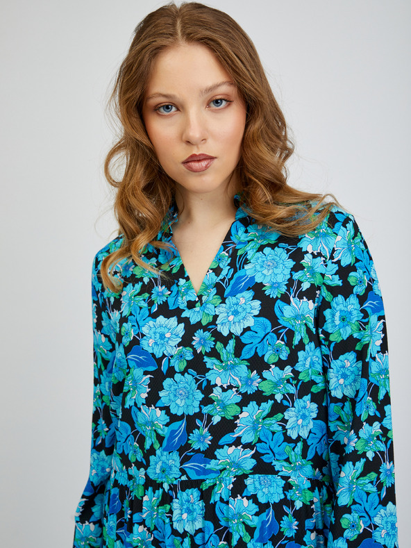 Orsay Crno-plava ženska haljina s uzorkom ORSAY