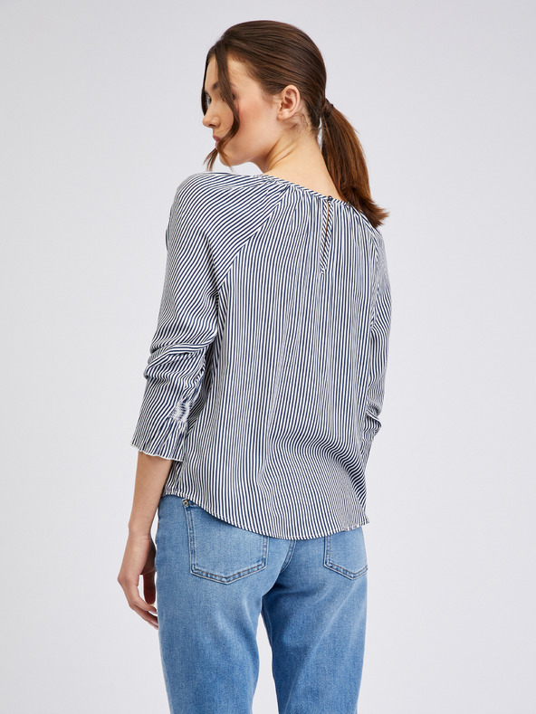 Orsay Tamnoplava ženska prugasta bluza ORSAY