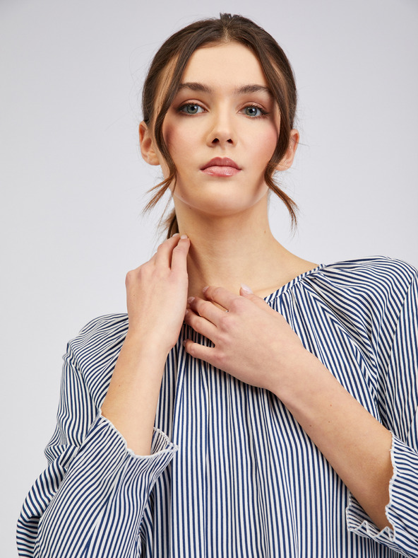 Orsay Tamnoplava ženska prugasta bluza ORSAY