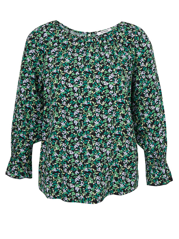 Orsay Zelena ženska bluza s uzorkom ORSAY