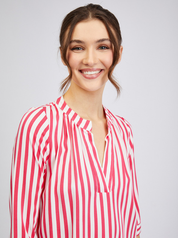 Orsay Bijelo-ružičasta ženska prugasta bluza ORSAY