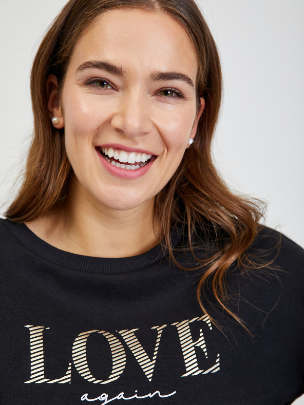 Orsay Crna ženska šira sportska majica ORSAY