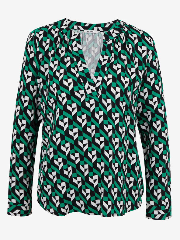 Orsay Bijelo-zelena ženska bluza s uzorkom ORSAY