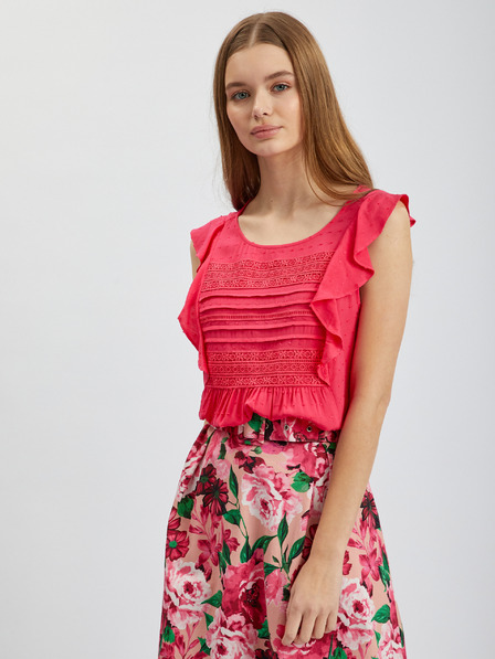 Orsay Tamnoružičasta ženska bluza ORSAY