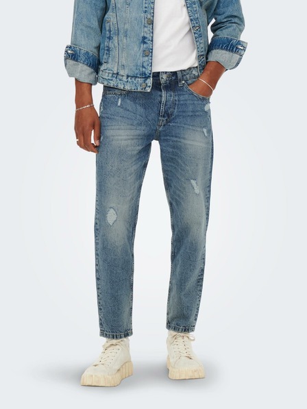 ONLY & SONS Plave slim fit traperice ONLY & SONS Avi