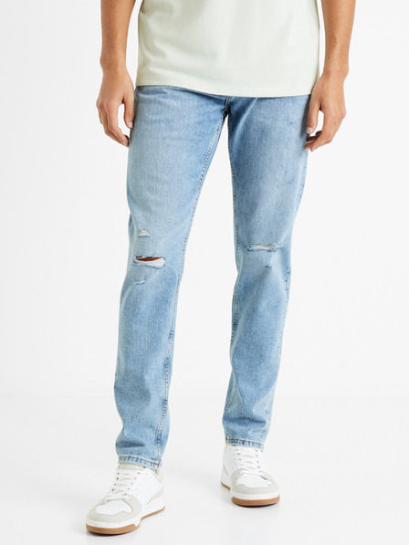Celio Svijetloplave muške slim fit traperice Celio C25 Dostroy2