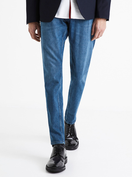 Celio Plave muške slim fit traperice Celio C25 Dosoft25