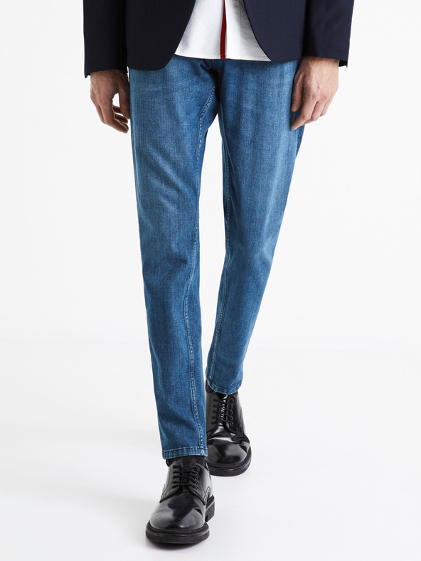 Celio Plave muške slim fit traperice Celio C25 Dosoft25