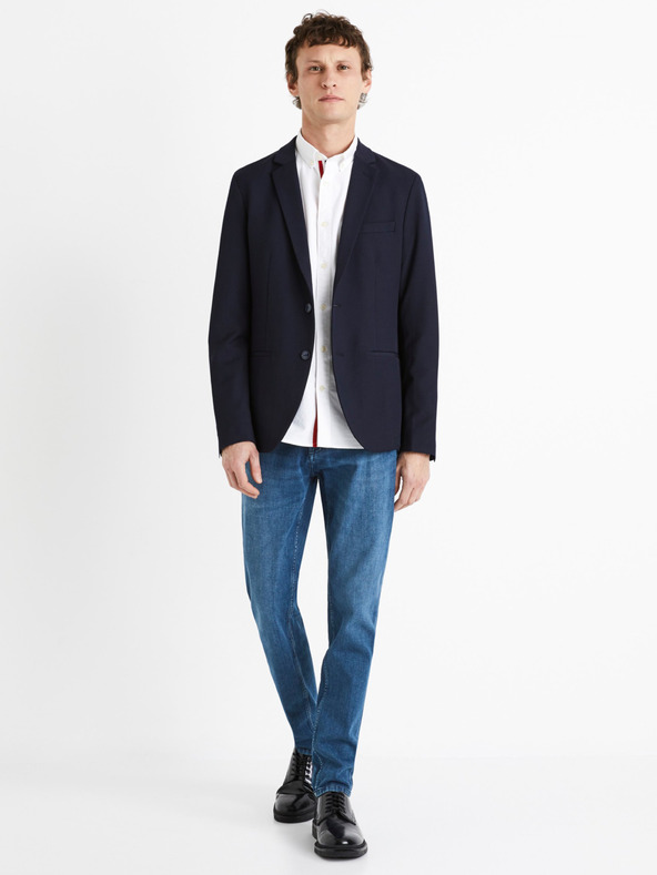 Celio Plave muške slim fit traperice Celio C25 Dosoft25