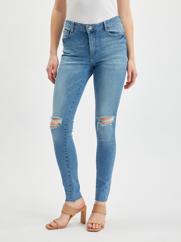 Orsay Svijetloplave ženske skinny fit traperice ORSAY