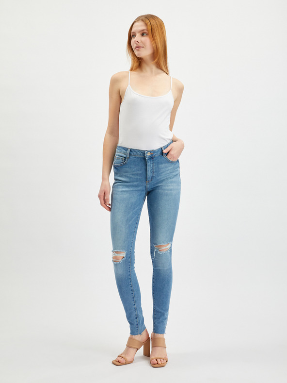 Orsay Svijetloplave ženske skinny fit traperice ORSAY