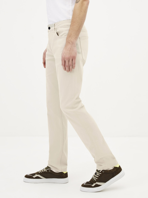 Celio Celio Jopry krem ​​traperice ravnog kroja