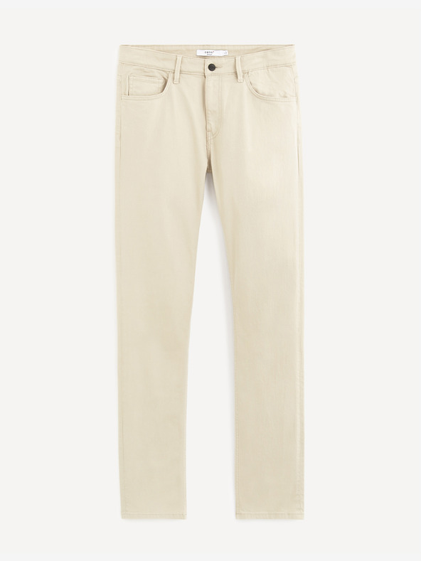 Celio Celio Jopry krem ​​traperice ravnog kroja