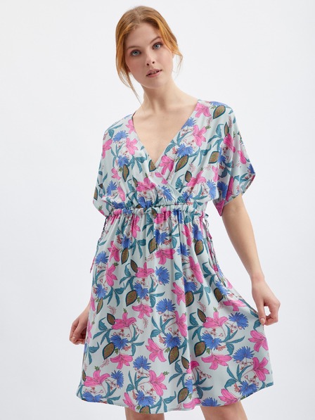 Orsay Svjetloplava haljina cvjetnog uzorka ORSAY