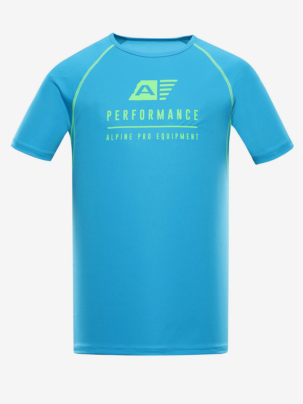 ALPINE PRO Muška funkcionalna majica kratkih rukava s cool-dry ALPINE PRO PANTHER plavom bojom
