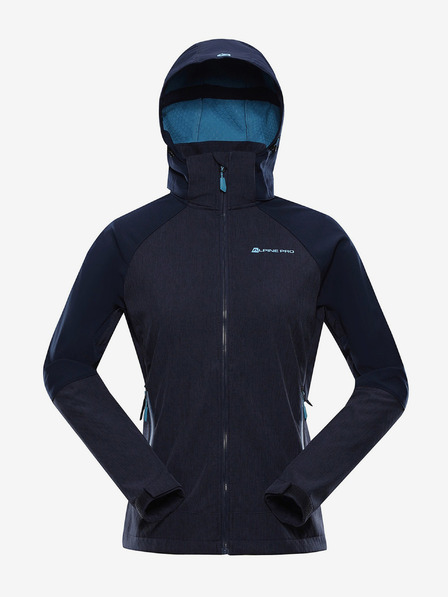 ALPINE PRO Ženska softshell jakna s membranom ALPINE PRO LANCA plava