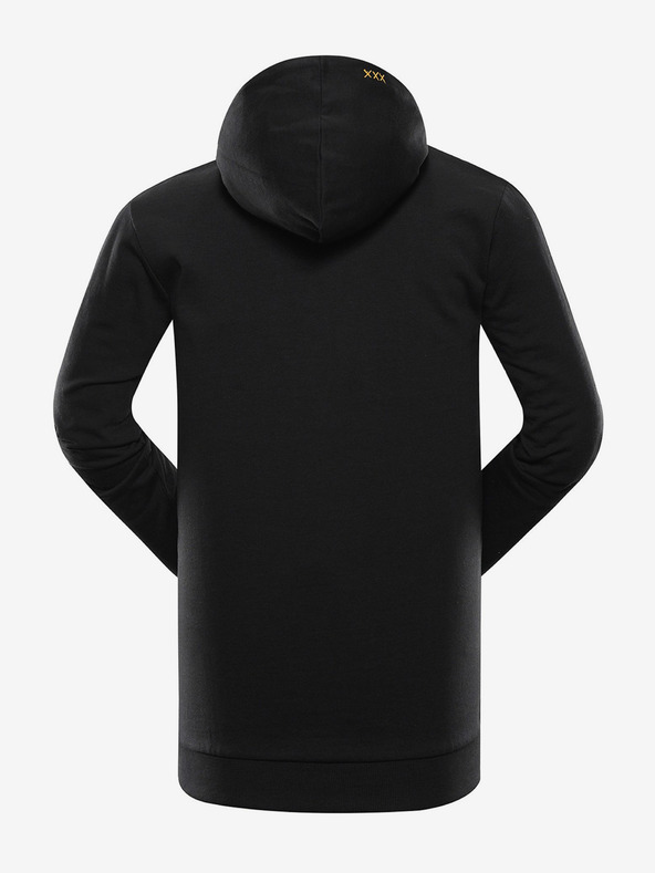 ALPINE PRO Muški pamučni sweatshirt ALPINE PRO KYTOR crni