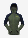 ALPINE PRO Ženska softshell jakna s membranom ALPINE PRO LANCA zelena
