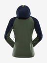 ALPINE PRO Ženska softshell jakna s membranom ALPINE PRO LANCA zelena