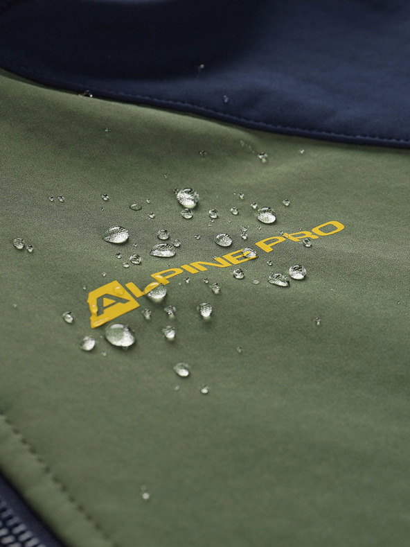 ALPINE PRO Ženska softshell jakna s membranom ALPINE PRO LANCA zelena
