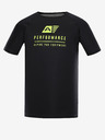 ALPINE PRO Muška funkcionalna majica kratkih rukava s cool-dry ALPINE PRO PANTHER crna