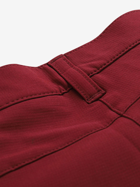 ALPINE PRO Ženske softshell hlače ALPINE PRO NUTTA crvene boje