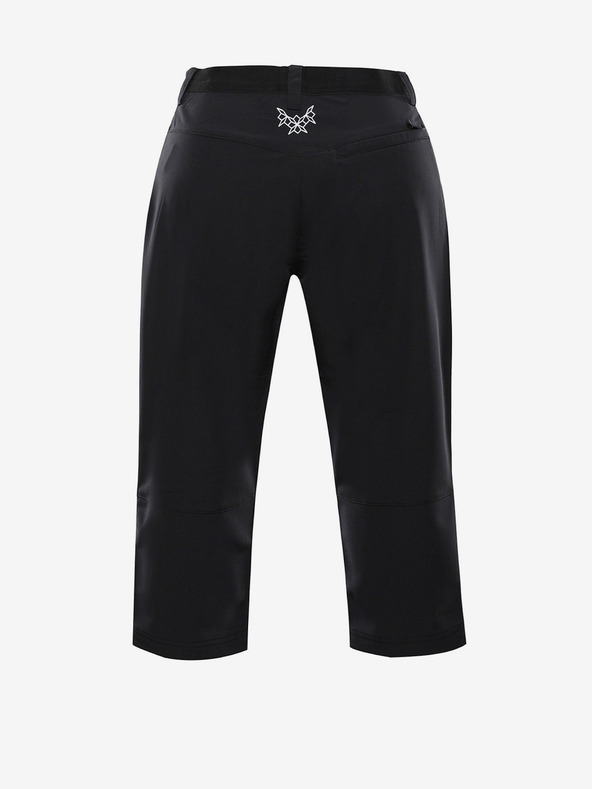 ALPINE PRO Ženski softshell kapri ALPINE PRO WEDERA crni