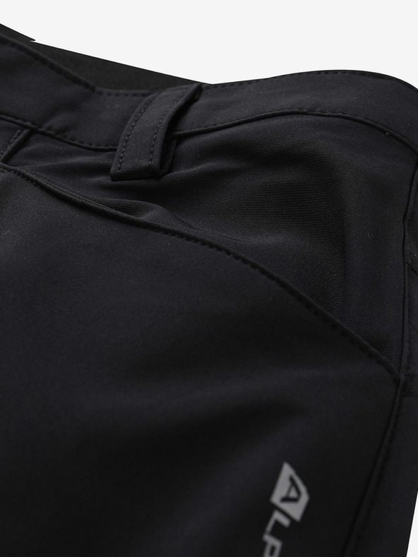 ALPINE PRO Ženski softshell kapri ALPINE PRO WEDERA crni