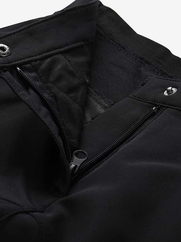 ALPINE PRO Ženski softshell kapri ALPINE PRO WEDERA crni