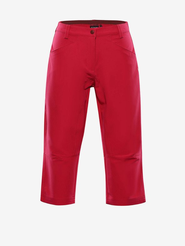 ALPINE PRO Ženski softshell kapri ALPINE PRO WEDERA roza