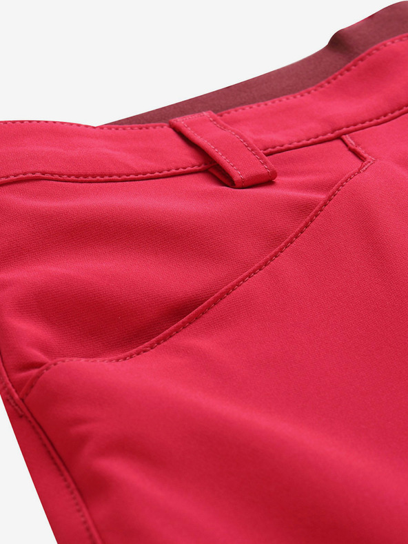 ALPINE PRO Ženski softshell kapri ALPINE PRO WEDERA roza
