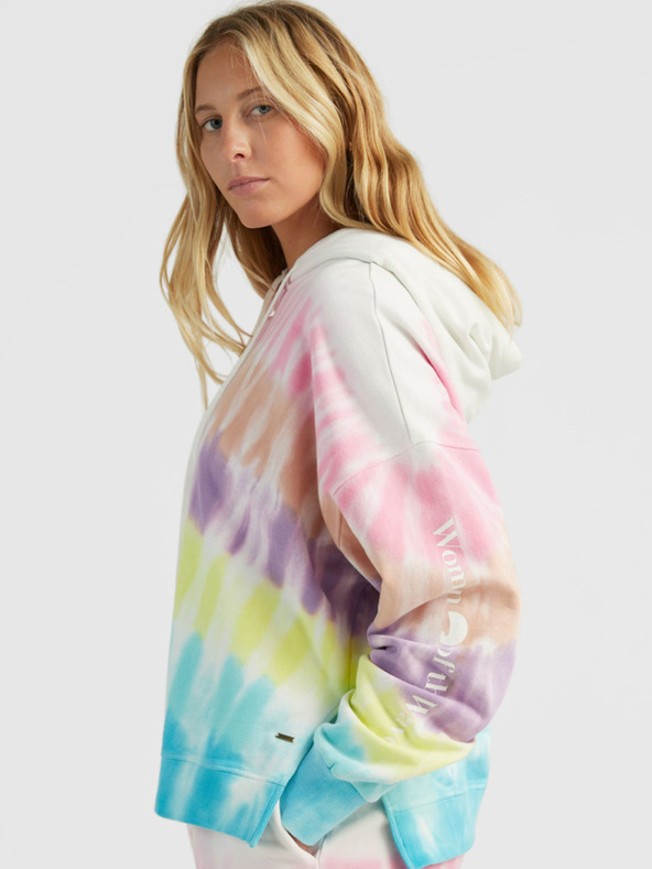 O'Neill O'Neill WOMEN OF THE WAVE HOODIE ružičasto-tirkizna ženska majica s kapuljačom