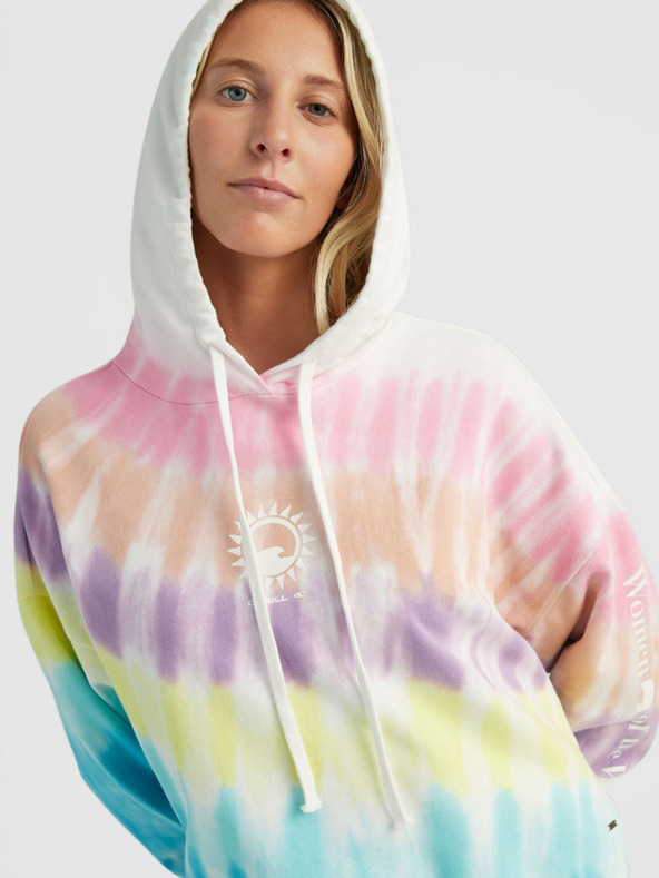 O'Neill O'Neill WOMEN OF THE WAVE HOODIE ružičasto-tirkizna ženska majica s kapuljačom