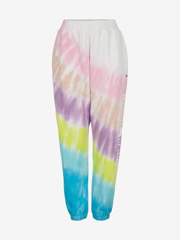 O'Neill Ružičasto-tirkizne ženske trenirke O'Neill WOMEN OF THE WAVE PANTS