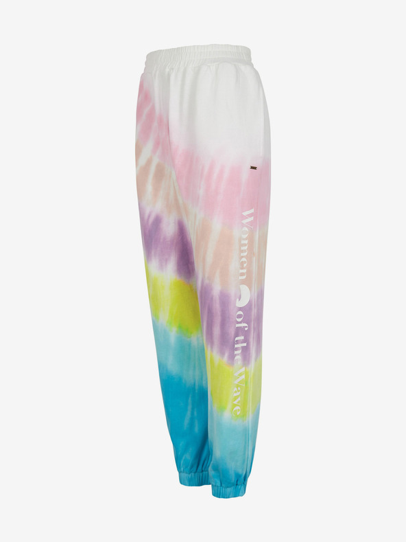 O'Neill Ružičasto-tirkizne ženske trenirke O'Neill WOMEN OF THE WAVE PANTS