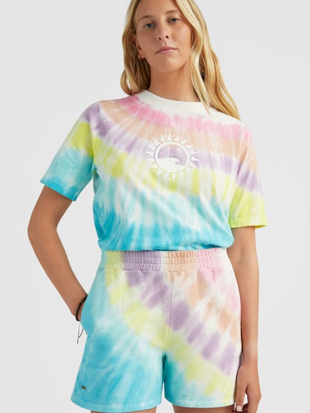 O'Neill O'Neill WOMEN OF THE WAVE SHORTS Žuto-tirkizne ženske kratke hlače od trenirke