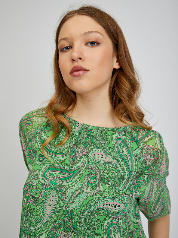 Orsay Zelena ženska bluza s uzorkom ORSAY