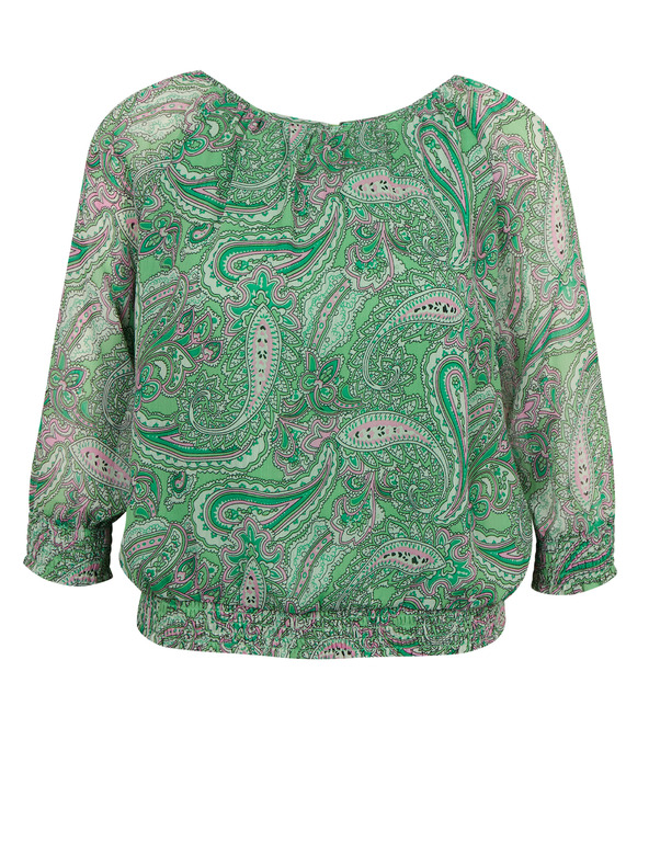 Orsay Zelena ženska bluza s uzorkom ORSAY