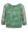 Orsay Zelena ženska bluza s uzorkom ORSAY