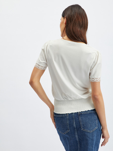 Orsay Bijela ženska majica s ukrasnim detaljima ORSAY
