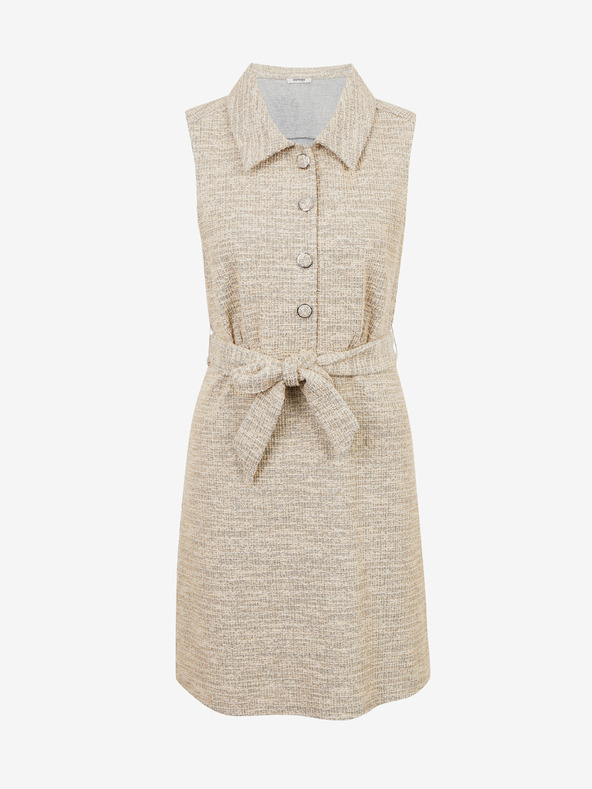 Orsay Svjetlosmeđa ženska prošarana haljina ORSAY