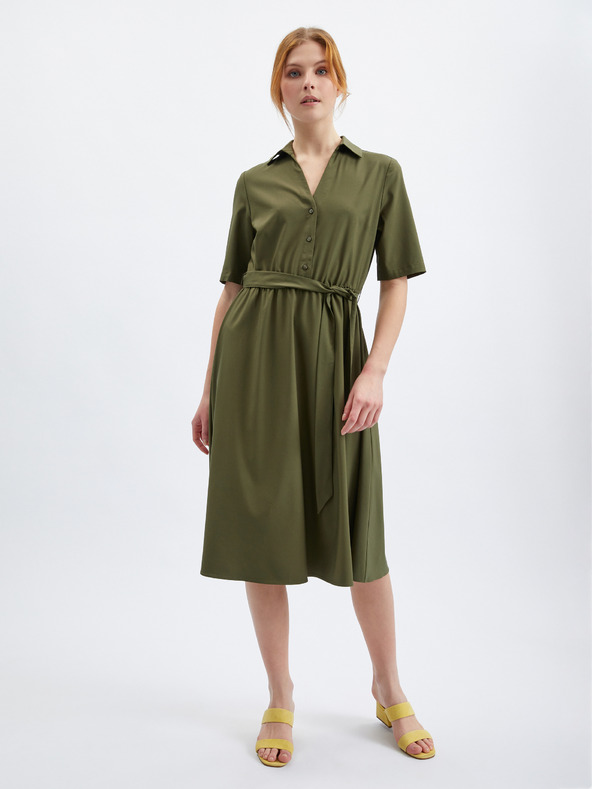 Orsay Kaki ženska haljina ORSAY