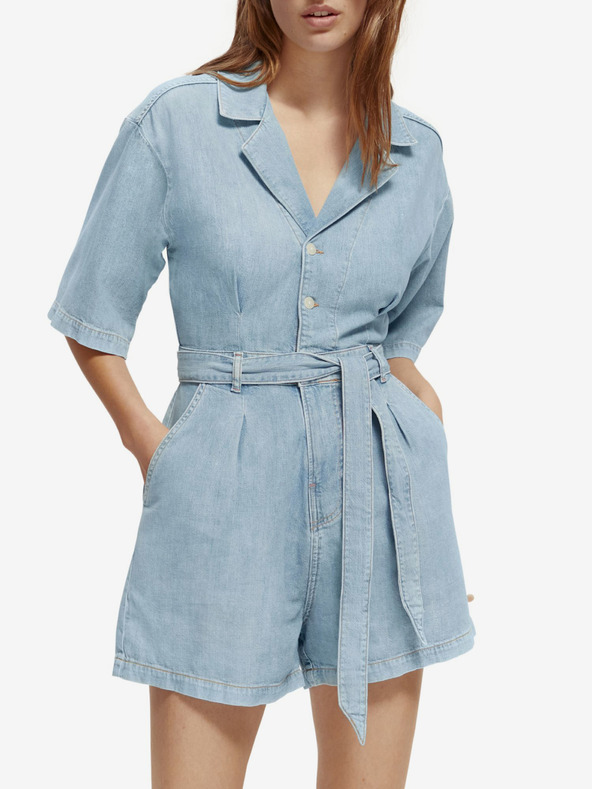 Scotch & Soda Scotch & Soda svijetloplavi ženski traper kombinezon